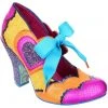Irregular Choice Right On Heart 50's Pumps Purple New In