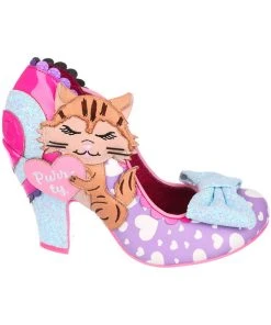 Irregular Choice Smitten Kittens Cat 50's Pumps Lilac