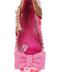 New In Irregular Choice Smitten Kittens Cat 50's Pumps Pink