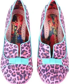 Irregular Choice Hold Up 50's Pumps Pink Multi New In