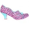 Irregular Choice Hold Up 50's Pumps Pink Multi New In