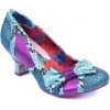 Irregular Choice Shake It 70's Pumps Blue New In