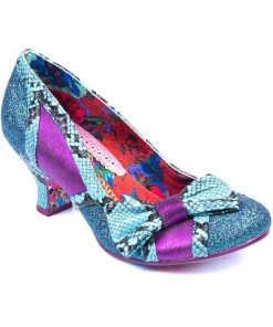 Irregular Choice Shake It 70's Pumps Blue New In