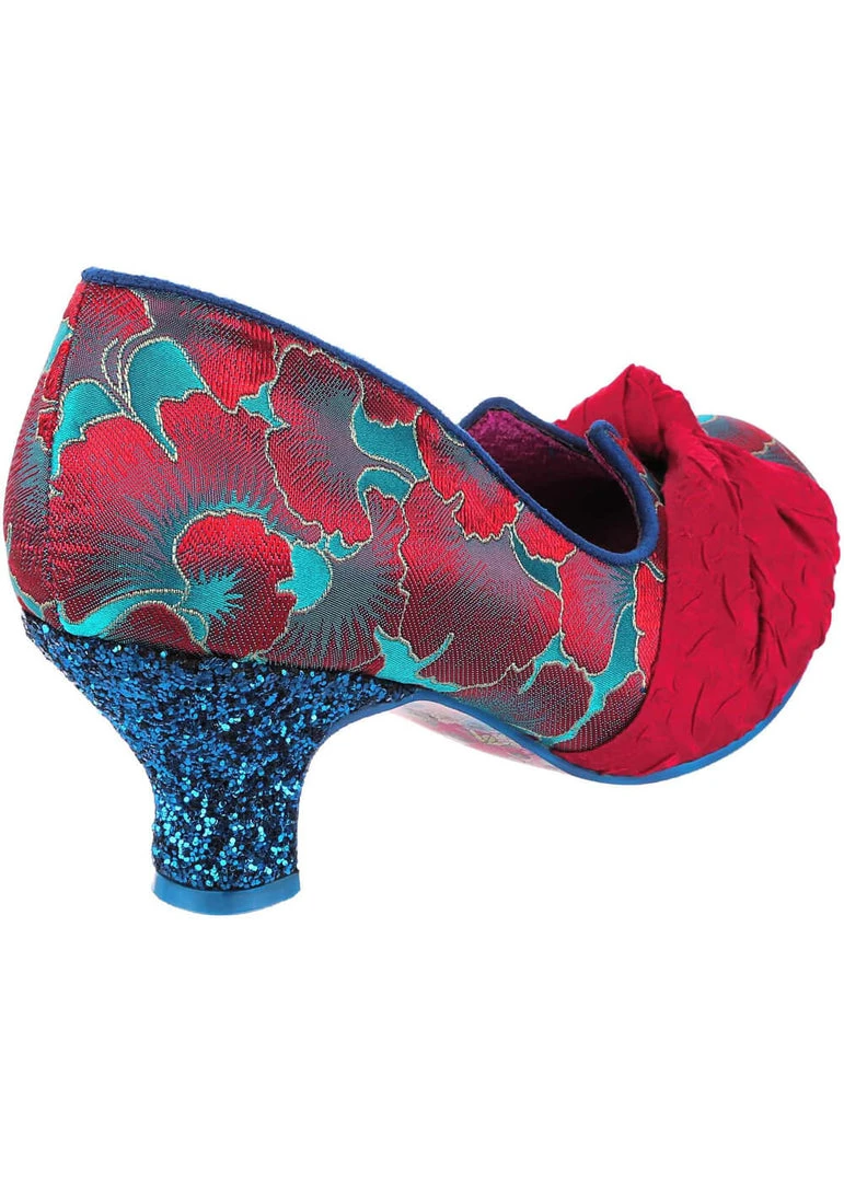 Irregular Choice Dazzle Pants 50's Pumps Blue