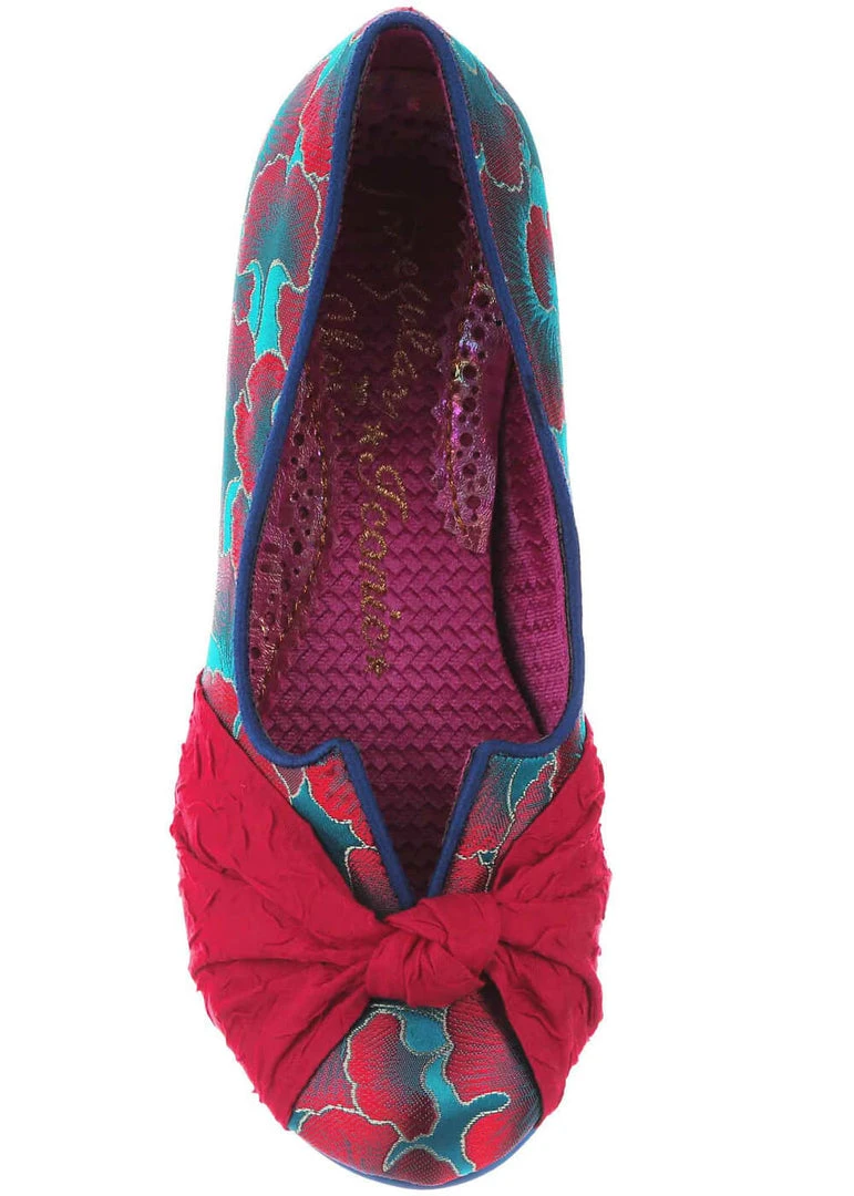 Irregular Choice Dazzle Pants 50's Pumps Blue