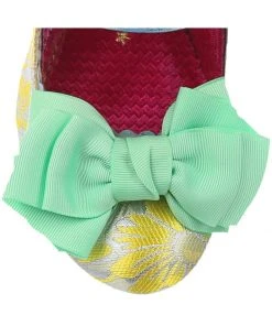 New In Irregular Choice Summer Breeze 40's Pumps Yellow