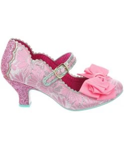 New In Irregular Choice Summer Breeze 40's Pumps Pink