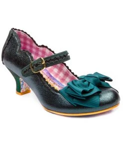 New In Irregular Choice Summer Breeze Pumps Green