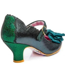 New In Irregular Choice Summer Breeze Pumps Green