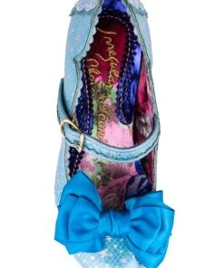 New In Irregular Choice Summer Breeze Stars 50's Pumps Blue