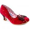 Irregular Choice Dazzle Razzle Stars Pumps Red