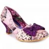 New In Irregular Choice Dazzle Razzle Floral 40's Pumps Pink
