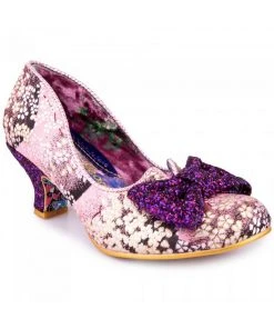 New In Irregular Choice Dazzle Razzle Floral 40's Pumps Pink