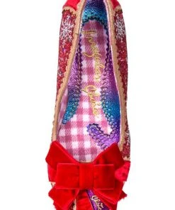 New In Irregular Choice Party Snow Queen 50's Pumps Red