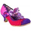 New In Irregular Choice Poodle Perfect 50's Pumps Purple