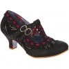 Irregular Choice Serendipity Hearts 50's Pumps Black New In