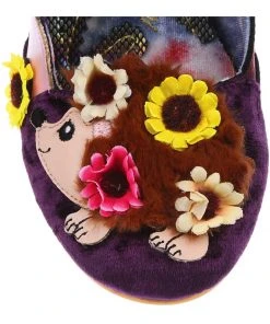 New In Irregular Choice Hedgerow Happiness 50's Pumps Pink