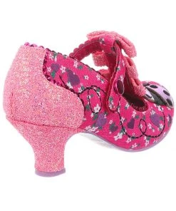 Irregular Choice Ladybuggin 50's Pumps Pink New In