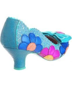Irregular Choice Daisy Daisy 50's Pumps Blue