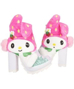 New In Irregular Choice X Hello Kitty Everyone Loves You Boots Purple