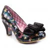 New In Irregular Choice Ban Joe Moon Stars Pumps Black