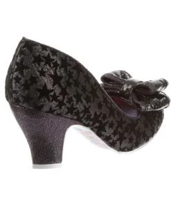 Irregular Choice Ban Joe Stars 70's Pumps Black
