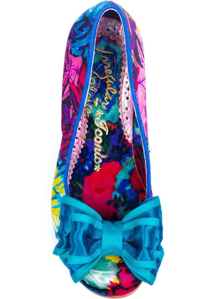 Irregular Choice Ban Joe Floral 50's Pumps Blue New In