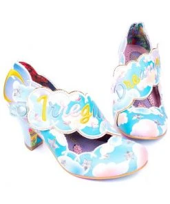 Irregular Choice Irregular Dreaming Pumps Blue Gold