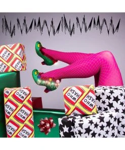 New In Irregular Choice The Grinch Merry Grinchmas Pumps Green Burgundy