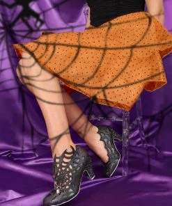 Irregular Choice Halloween On The Web Pumps Black