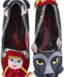 New In Irregular Choice Visiting Grandma 50's Pumps Green