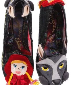 Irregular Choice Visiting Grandma 50's Pumps Black New In