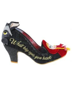 Irregular Choice Visiting Grandma 50's Pumps Black New In