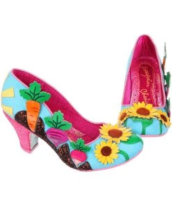 New In Irregular Choice Absolutely Radishing Pumps Vegetables Mint
