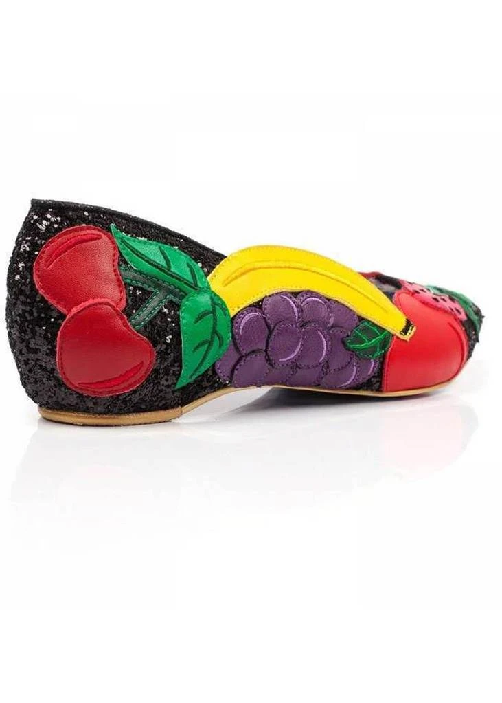 Irregular Choice Fruity Bowl Flats Black SALE