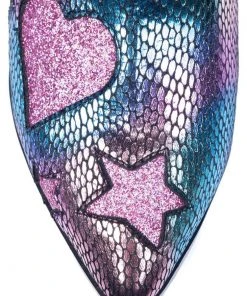 New In Irregular Choice Starlight Impress 70's Booties Purple