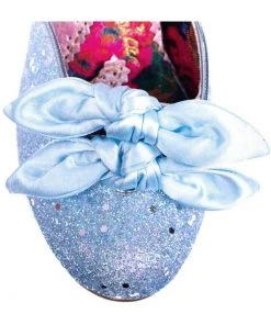 Irregular Choice Flickety Kiss Glitter 50's Pumps Blue