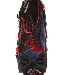 Irregular Choice Trellis Rose 50's Pumps Black