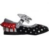 Irregular Choice Kids Star Chaser Schoes Black Red