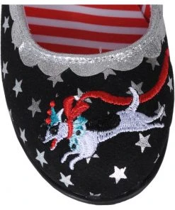 Irregular Choice Kids Star Chaser Schoes Black Red