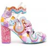 Irregular Choice Snakes N Adders 80's Pumps Pink