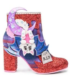 Irregular Choice Halloween Night Terror Cat Boots New In