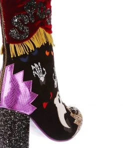 New In Irregular Choice Halloween Who's There? Boots Black