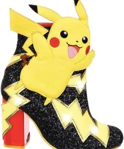 Irregular Choice Pokémon Shock Walk Pikachu Boots Yellow New In