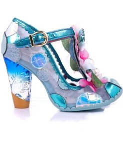 Irregular Choice Seafome Shell Queen Pumps Pink