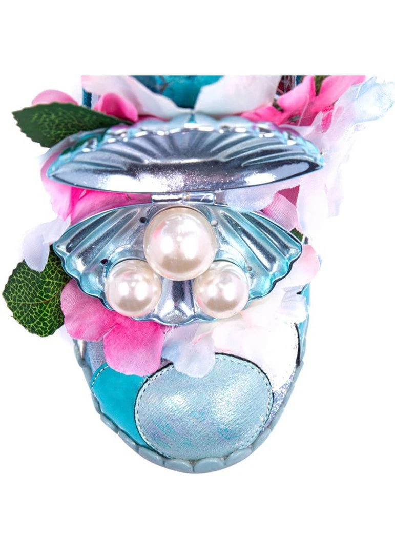 Irregular Choice Seafome Shell Queen Pumps Pink