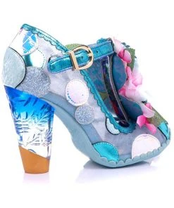 Irregular Choice Seafome Shell Queen Pumps Pink