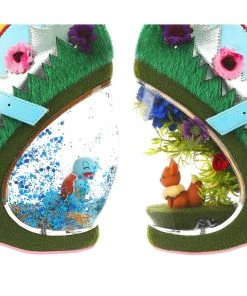 Irregular Choice Pokémon Journey On Wedges Pumps Yellow New In