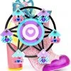Irregular Choice Topsy Turvy Boots Pink Blue