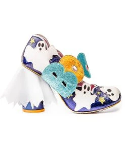 Irregular Choice Halloween Ectoplasmic Ghost Pumps Navy